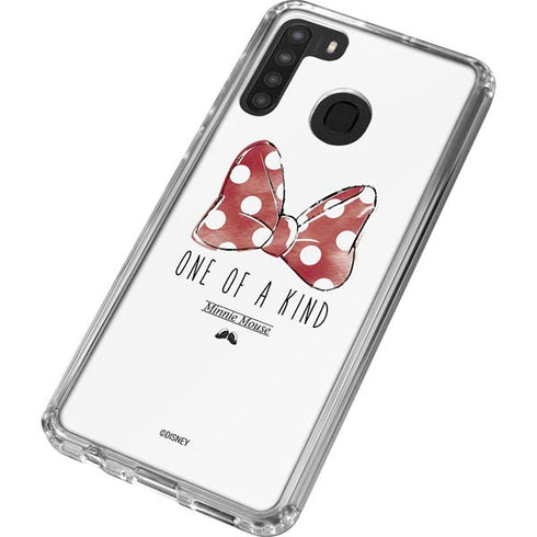 Disney Minnie Mouse One Of A Kind Bow Galaxy A21 Clear Case