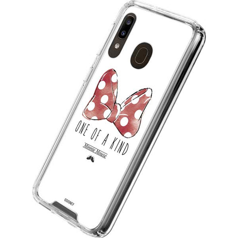 Disney Minnie Mouse One Of A Kind Bow Galaxy A30 Clear Case