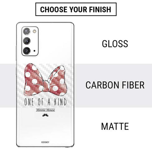 Disney Minnie Mouse One Of A Kind Bow Galaxy Note20 5G Skin