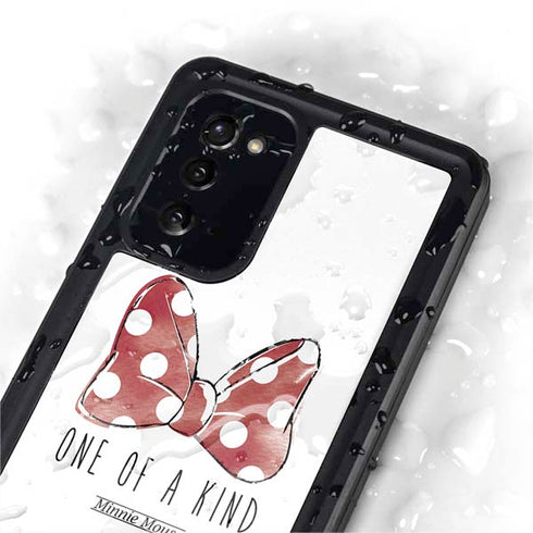 Disney Minnie Mouse One Of A Kind Bow Galaxy Note20 5G Waterproof Case