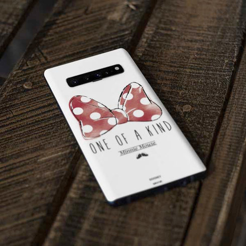 Disney Minnie Mouse One Of A Kind Bow Galaxy S10 Skin
