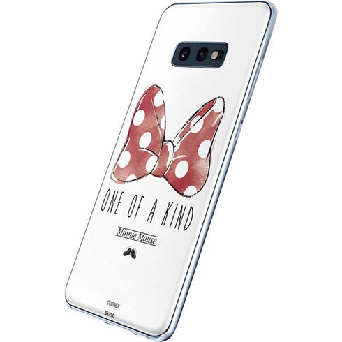 Disney Minnie Mouse One Of A Kind Bow Galaxy S10e Skin