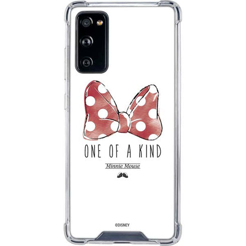 Disney Minnie Mouse One Of A Kind Bow Galaxy S20 FE Clear Case