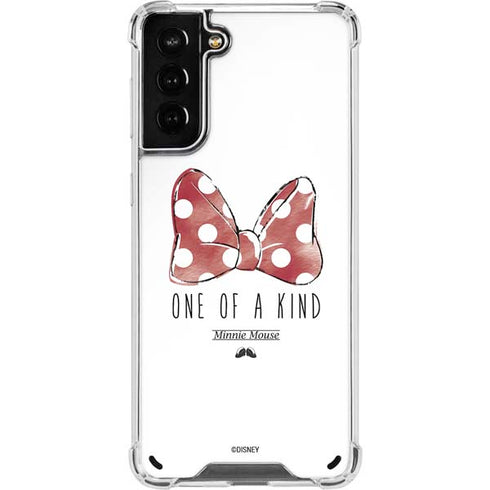 Disney Minnie Mouse One Of A Kind Bow Galaxy S21 Plus 5G Clear Case
