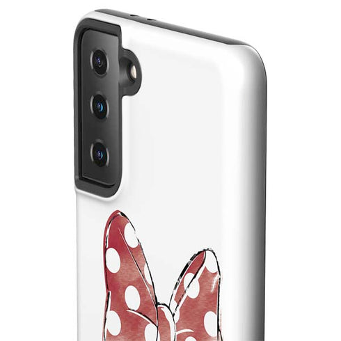 Disney Minnie Mouse One Of A Kind Bow Galaxy S21 Plus 5G Pro Case