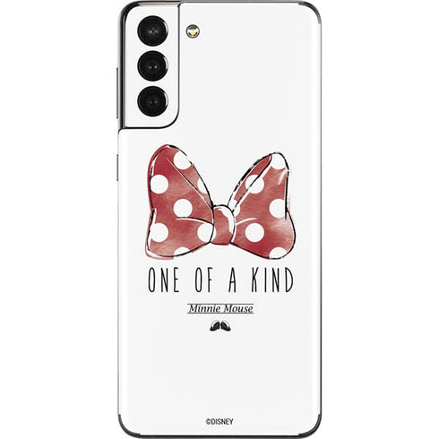 Disney Minnie Mouse One Of A Kind Bow Galaxy S21 Plus 5G Skin