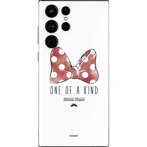 Disney Minnie Mouse One Of A Kind Bow Galaxy S22 Ultra Skin