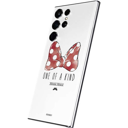Disney Minnie Mouse One Of A Kind Bow Galaxy S22 Ultra Skin