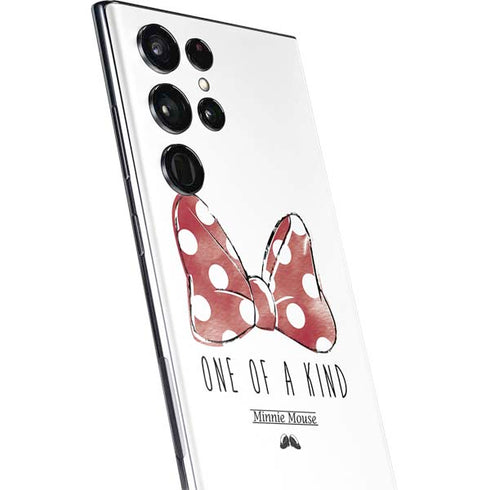 Disney Minnie Mouse One Of A Kind Bow Galaxy S22 Ultra Skin