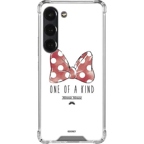 Disney Minnie Mouse One Of A Kind Bow Galaxy S23 Clear Case