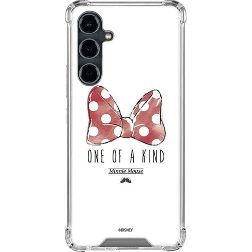 Disney Minnie Mouse One Of A Kind Bow Galaxy S23 FE Clear Case