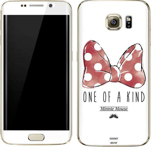 Disney Minnie Mouse One Of A Kind Bow Galaxy S7 Edge Skin