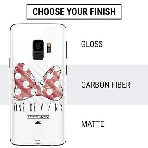 Disney Minnie Mouse One Of A Kind Bow Galaxy S9 Skin