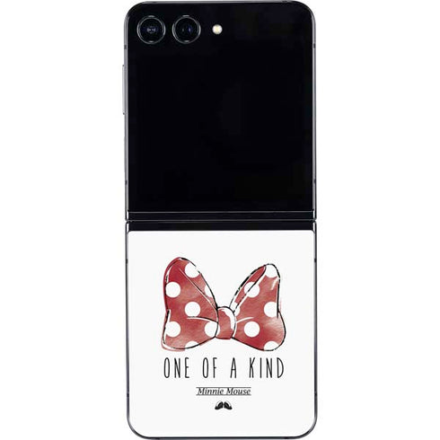 Disney Minnie Mouse One Of A Kind Bow Galaxy Z Flip5 5G Skin