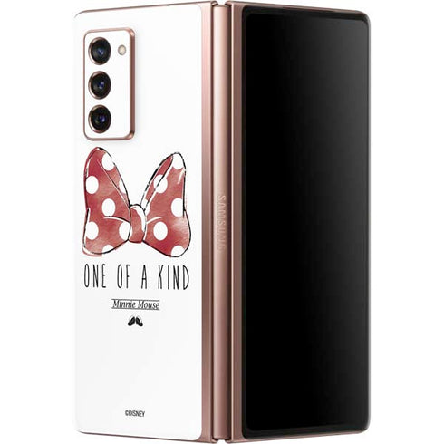 Disney Minnie Mouse One Of A Kind Bow Galaxy Z Fold2 5G Skin