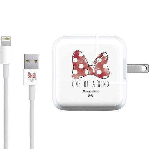 Disney Minnie Mouse One Of A Kind Bow iPad Charger (10W USB) Skin