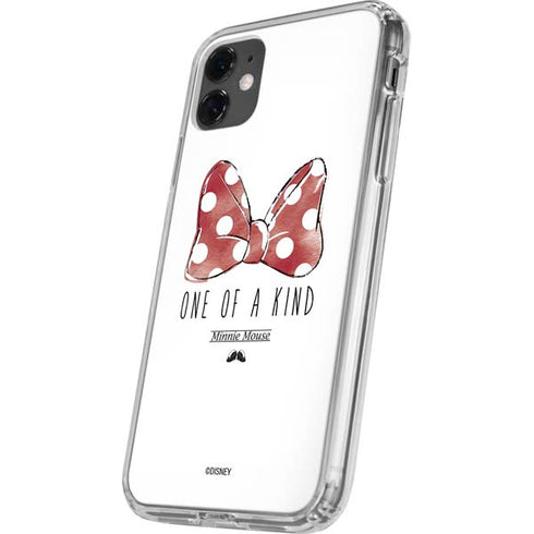 Disney Minnie Mouse One Of A Kind Bow iPhone 11 Clear Case