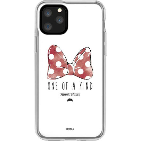 Disney Minnie Mouse One Of A Kind Bow iPhone 11 Pro Clear Case