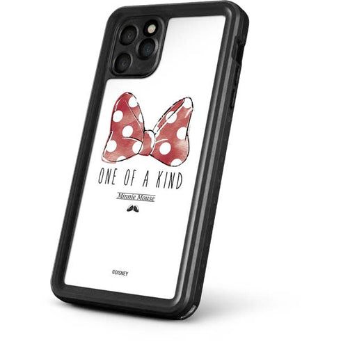 Disney Minnie Mouse One Of A Kind Bow iPhone 11 Pro Max Waterproof Case