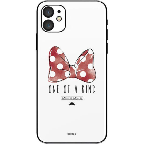 Disney Minnie Mouse One Of A Kind Bow iPhone 11 Skin