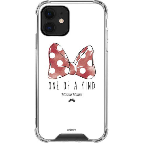Disney Minnie Mouse One Of A Kind Bow iPhone 12 Clear Case