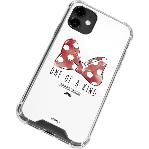 Disney Minnie Mouse One Of A Kind Bow iPhone 12 Clear Case