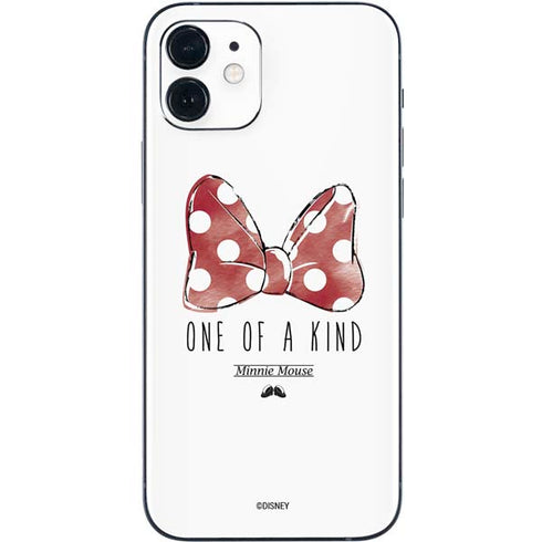 Disney Minnie Mouse One Of A Kind Bow iPhone 12 Mini Skin