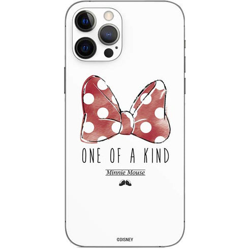 Disney Minnie Mouse One Of A Kind Bow iPhone 12 Pro Skin