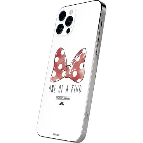 Disney Minnie Mouse One Of A Kind Bow iPhone 12 Pro Skin