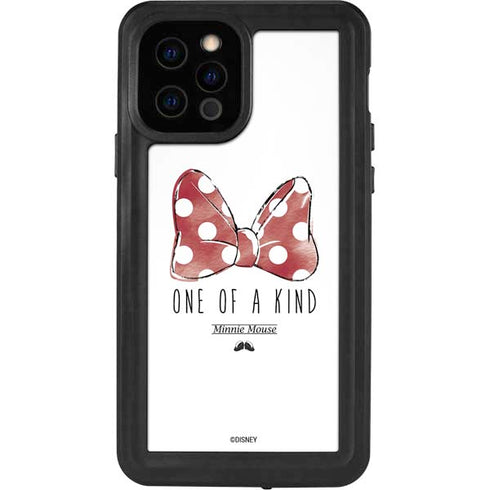 Disney Minnie Mouse One Of A Kind Bow iPhone 12 Pro Waterproof Case