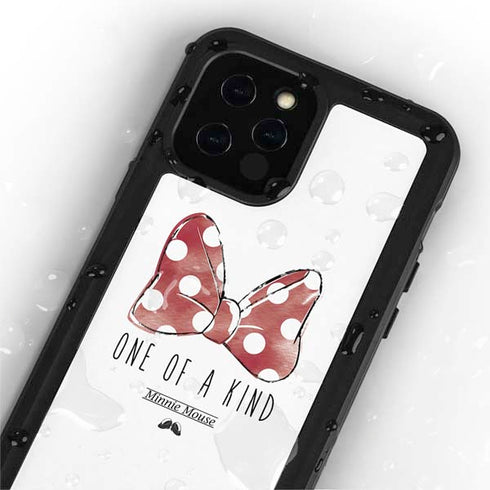 Disney Minnie Mouse One Of A Kind Bow iPhone 12 Pro Waterproof Case