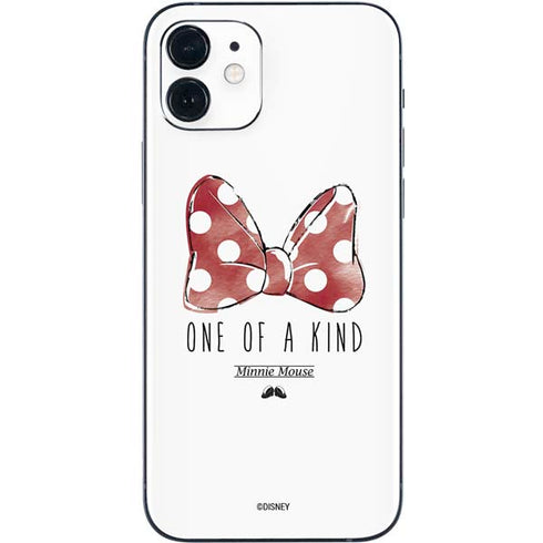 Disney Minnie Mouse One Of A Kind Bow iPhone 12 Skin
