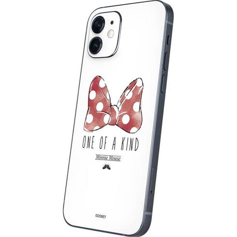 Disney Minnie Mouse One Of A Kind Bow iPhone 12 Skin