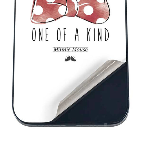 Disney Minnie Mouse One Of A Kind Bow iPhone 12 Skin