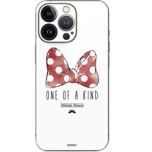 Disney Minnie Mouse One Of A Kind Bow iPhone 13 Pro Skin