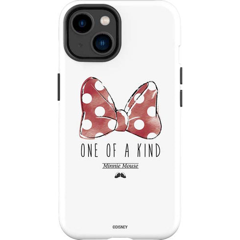 Disney Minnie Mouse One Of A Kind Bow iPhone 14 Plus Impact Case