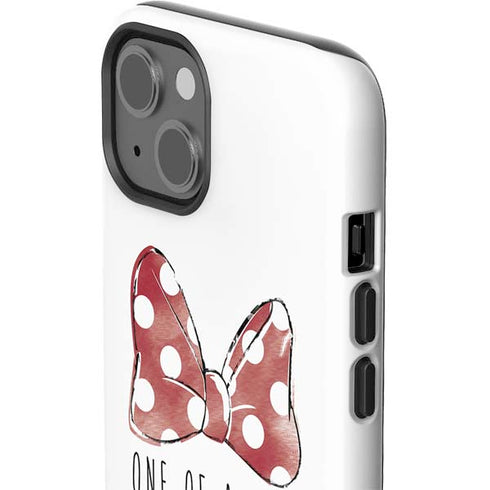 Disney Minnie Mouse One Of A Kind Bow iPhone 15 Plus Impact Case