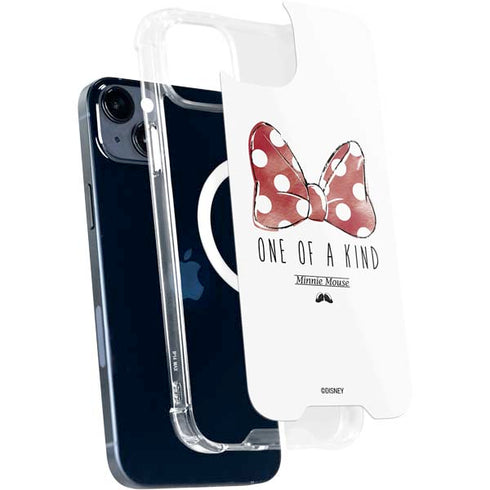 Disney Minnie Mouse One Of A Kind Bow iPhone 14 Plus MagSafe Case