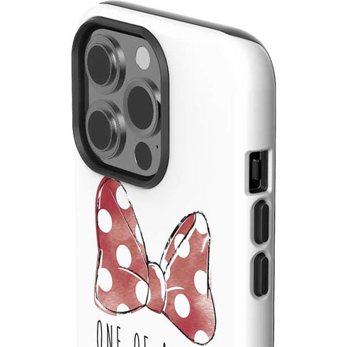 Disney Minnie Mouse One Of A Kind Bow iPhone 14 Pro Impact Case