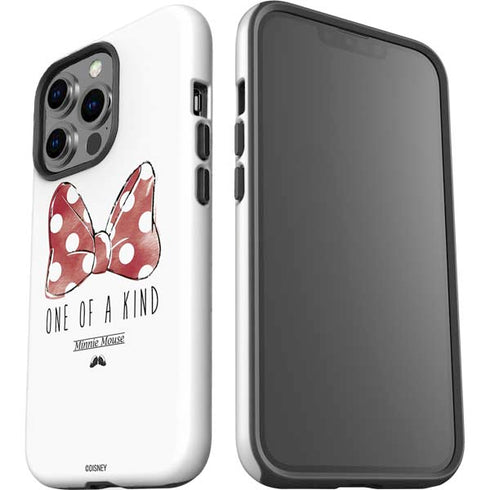 Disney Minnie Mouse One Of A Kind Bow iPhone 14 Pro Impact Case