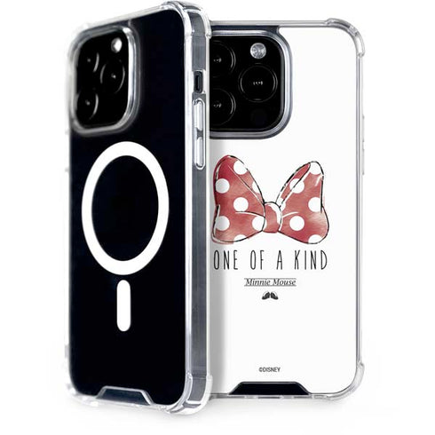 Disney Minnie Mouse One Of A Kind Bow iPhone 15 Pro MagSafe Case