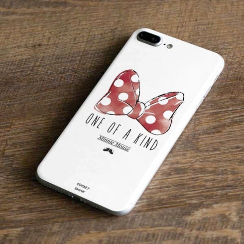 Disney Minnie Mouse One Of A Kind Bow iPhone 8 Plus Skin