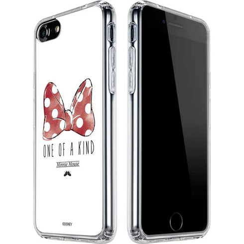 Disney Minnie Mouse One Of A Kind Bow iPhone SE (2nd & 3rd Gen) Clear Case
