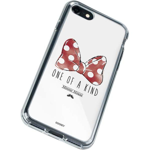 Disney Minnie Mouse One Of A Kind Bow iPhone SE (2nd & 3rd Gen) Clear Case