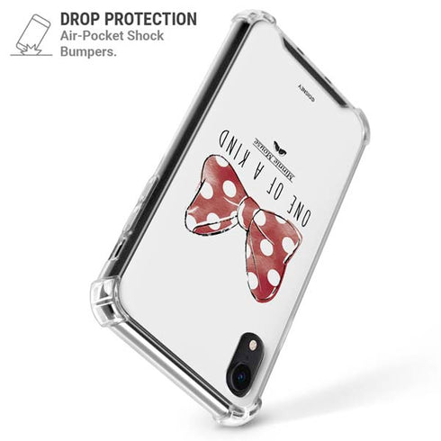 Disney Minnie Mouse One Of A Kind Bow iPhone XR Clear Case