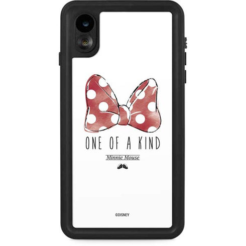 Disney Minnie Mouse One Of A Kind Bow iPhone XR Waterproof Case