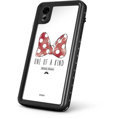 Disney Minnie Mouse One Of A Kind Bow iPhone XR Waterproof Case