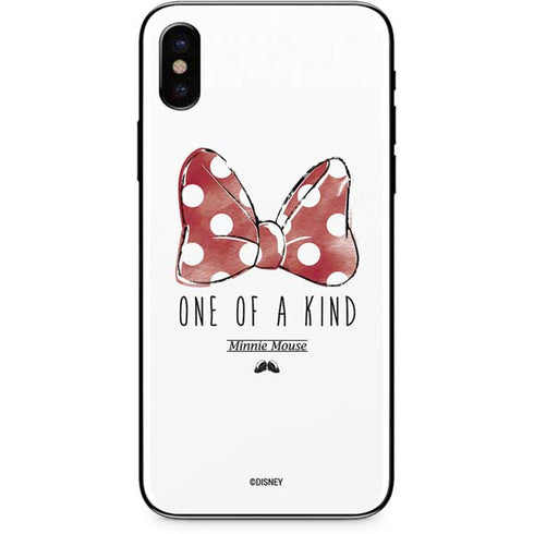 Disney Minnie Mouse One Of A Kind Bow iPhone XS Max Skin