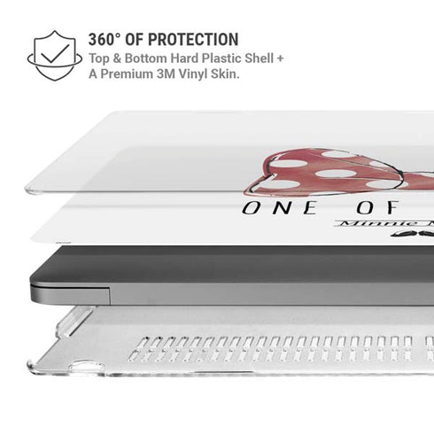 Disney Minnie Mouse One Of A Kind Bow MacBook Pro 16in (2021-25) Case plus Skin