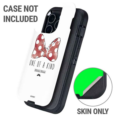 Disney Minnie Mouse One Of A Kind Bow Otterbox Defender iPhone Skin
